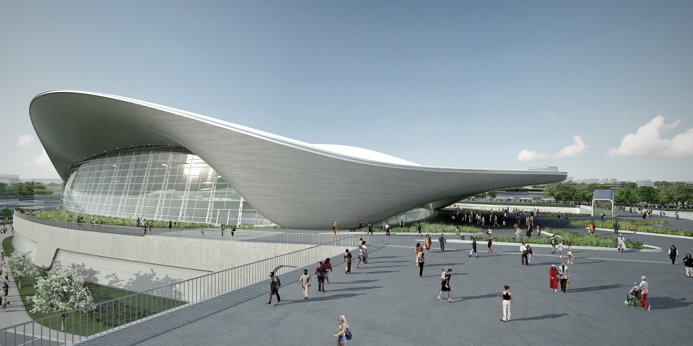 London Aquatics Centre for 2012 Summer Olympics / Zaha Hadid Architects