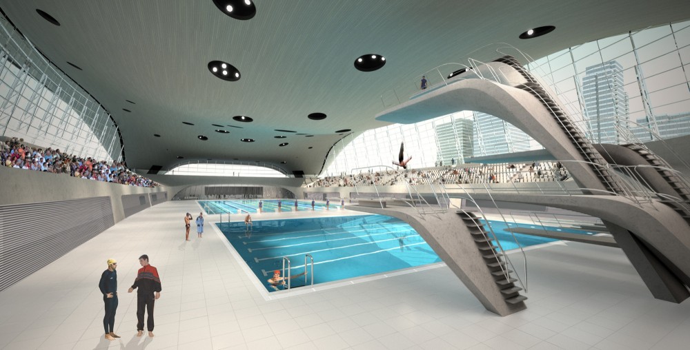 London Aquatics Centre for 2012 Summer Olympics / Zaha Hadid Architects