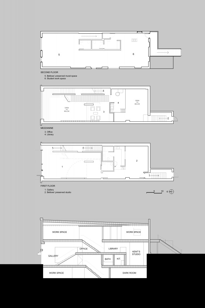 Kent Bellows Studio and Center for Visual Arts / Randy Brown Architects