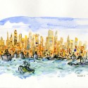 A. Eugene Kohn Watercolour Exhibition (2) Courtesy of Kohn Pedersen Fox Associates (KPF)
