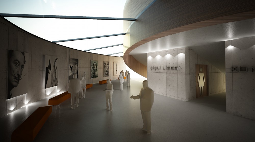Şişli High School Competition Entry / cem kaptan architecture