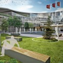 Şişli High School Competition Entry (4) courtyard