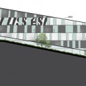 Şişli High School Competition Entry (14) south elevation