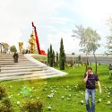 The Spiral Garden Museum Proposal (14) sky art terrace view