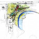 Cesar Chavez Regional Library / Line and Space (14) Concept Site Plan Diagram