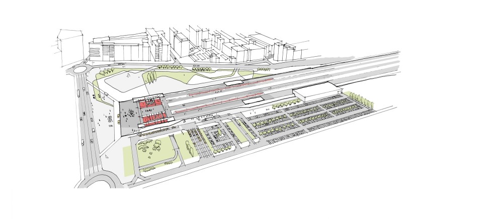 Puerta Umbría High Speed Rail Station / Rafael de La-Hoz Arquitectos