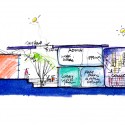 university of Arizona Poetry Center / Line and Space (12) Concept Diagram