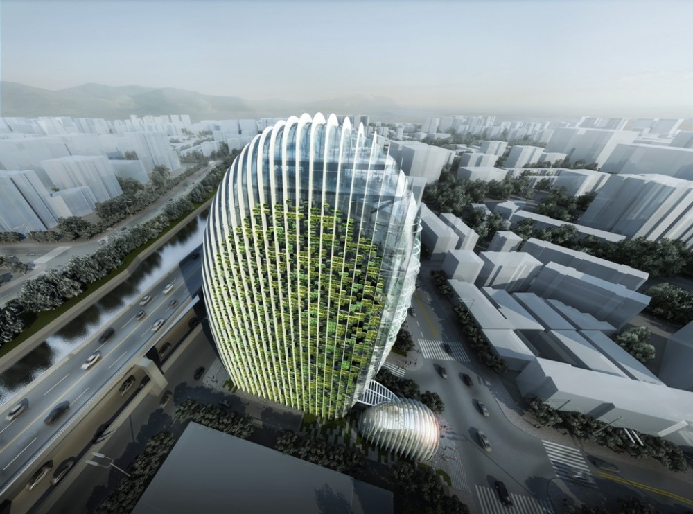 Taipei Nangang Office Tower / Aedas