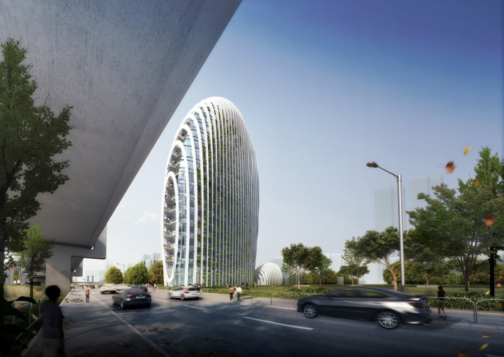 Taipei Nangang Office Tower / Aedas
