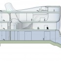 Multifuncional Building Rossi Sud Complex (23) section
