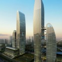 Greenland Zhengzhou Towers / Brininstool, Kerwin, & Lynch (1) © Brininstool, Kerwin, & Lynch