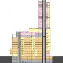 Chicony Plaza / Goettsch Partners Building Section