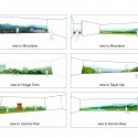 New Taipei City Museum of Art Proposal (19) views connecting to surroundings diagram