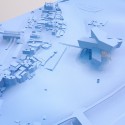 New Taipei City Museum of Art Proposal (6) massing model view from west