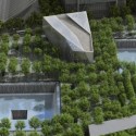 Aerial of 9/11 Memorial and Museum VIsualization by Squared Design Lab - http://www.911memorial.org/
