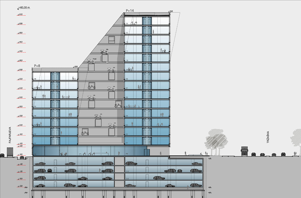 West Gate Office Building / Studio Kalamar