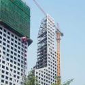 Steven Holl Architects’ Sliced Porosity Block Tops Out (2) Steven Holl Architects’ Sliced Porosity Block Tops Out (2) Courtesy of Steven Holl Architects