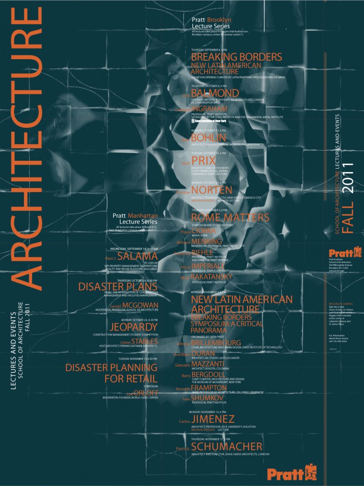 Pratt Institute 2011 Fall Lecture Series