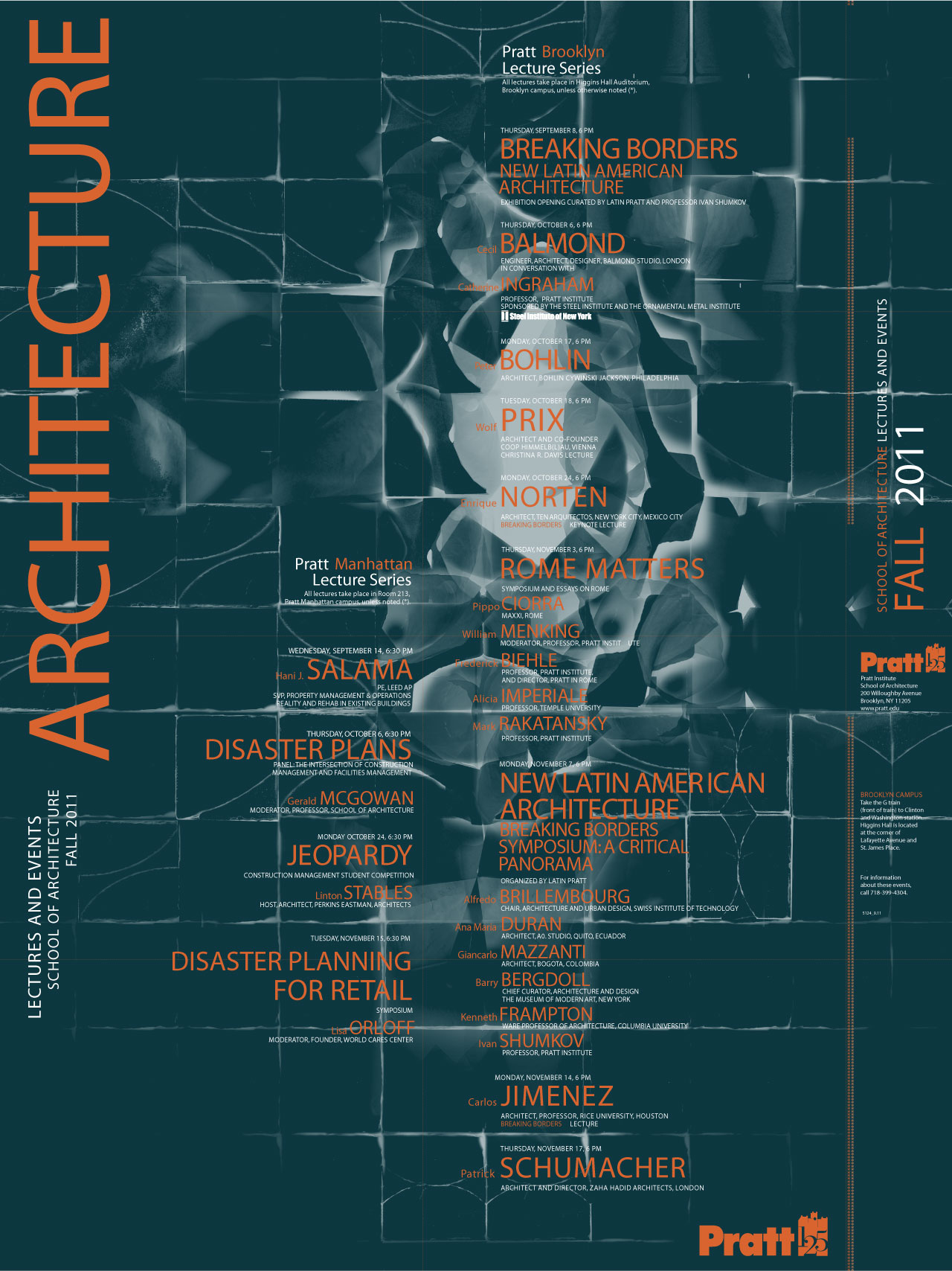 Pratt Institute 2011 Fall Lecture Series