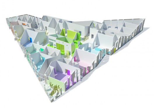 bird's eye view open plan