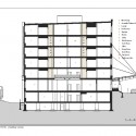 Iron Horse Hotel / The Kubala Washatko Architects (10) Building Section