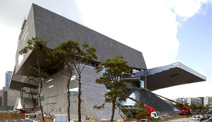 Busan Cinema Center Nearing Completion