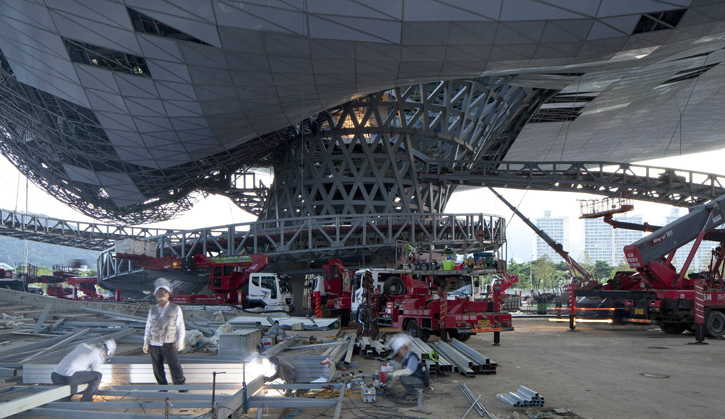 Busan Cinema Center Nearing Completion