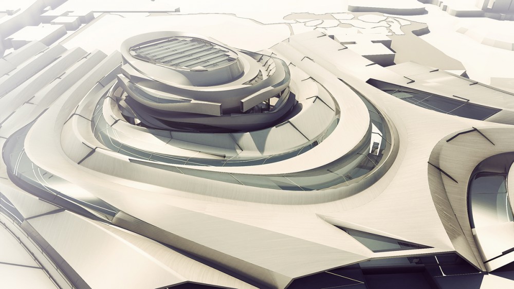 Blurry Wall Proposal / Yaohua Wang, Scott Chung, Qing Cao, & Lennard Ong