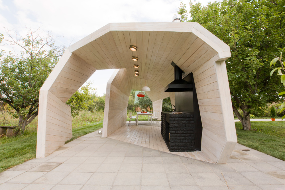 Gazebo for TV Show / za bor Architects