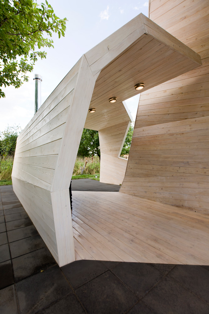 Gazebo for TV Show / za bor Architects