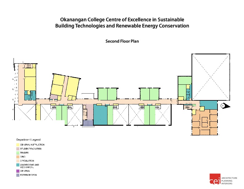Okanagan College Centre of Excellence in Sustainable Building Technologies and Renewable Energy Conservation / CEI