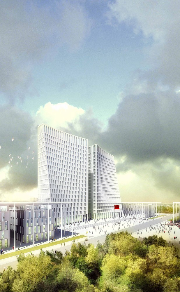 Wuxi Civic Centre / Serie Architects
