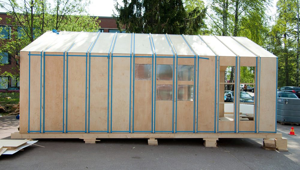 Liina Transitional Shelter / Aalto University Wood Program