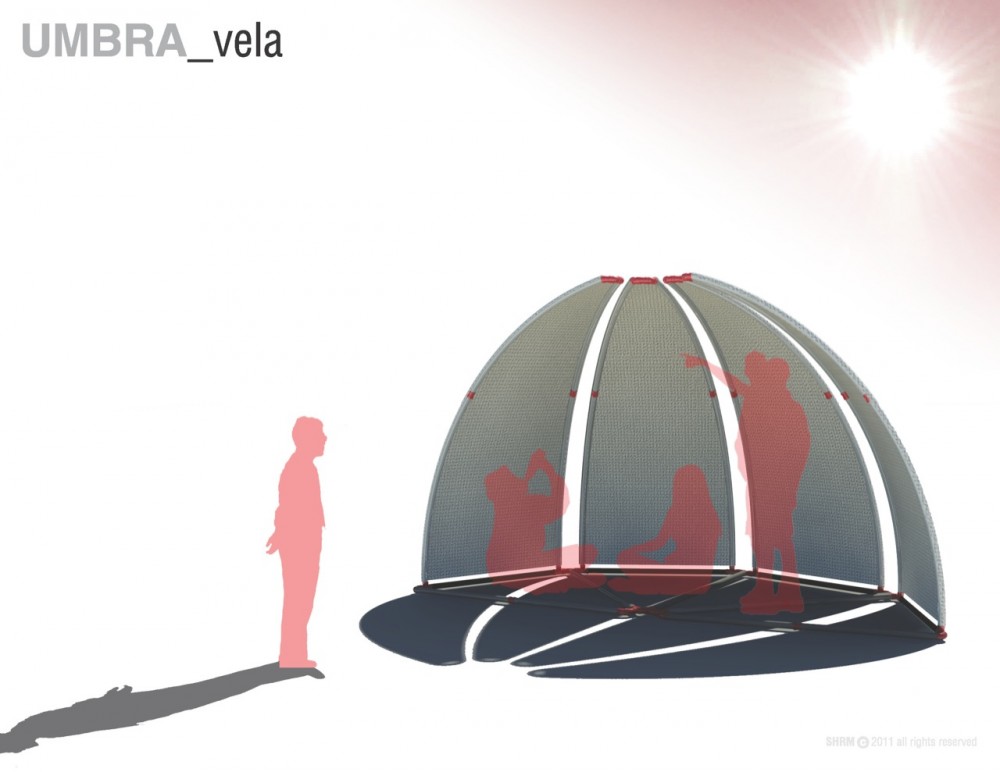 DesignByMany Rapidly-Deployable Shade Winner / Arcollab