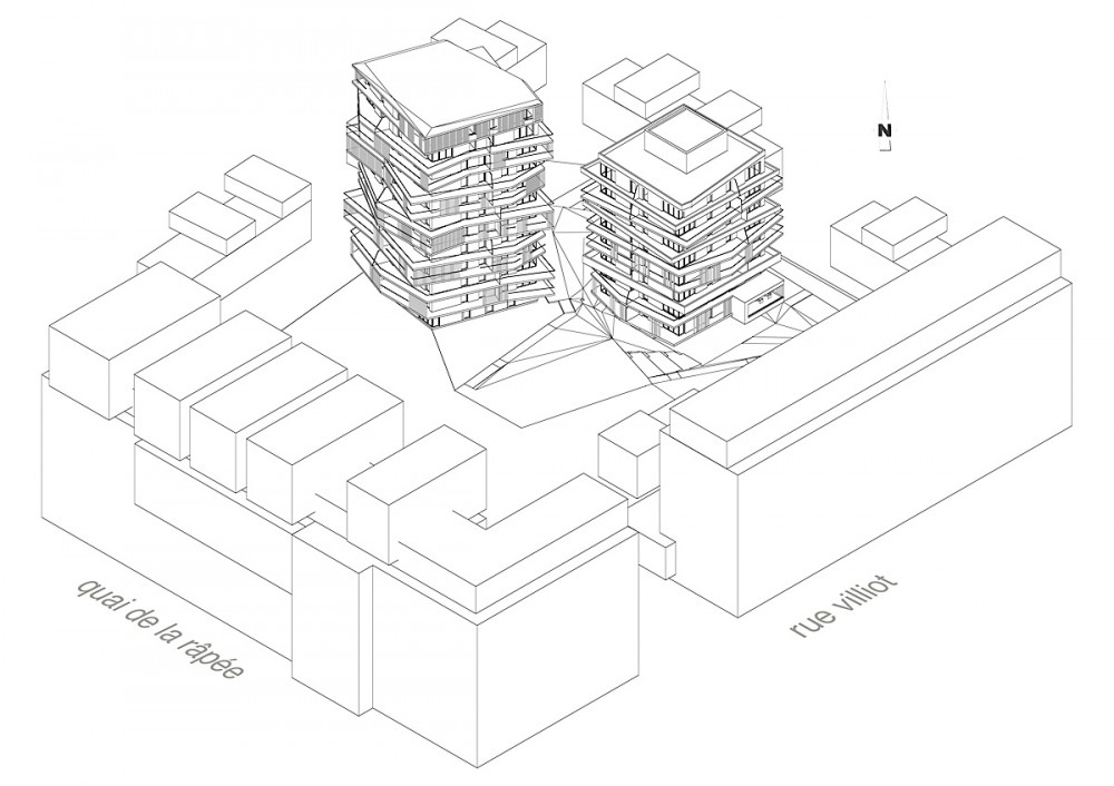 Villiot-Rapée Apartments / HAMONIC + MASSON