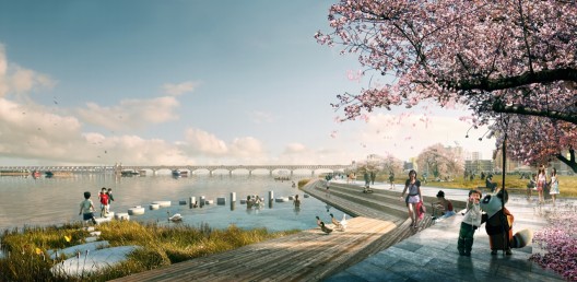 SOM's Design Chosen for Nanjing Waterfront Sustainable Redevelopment (1)