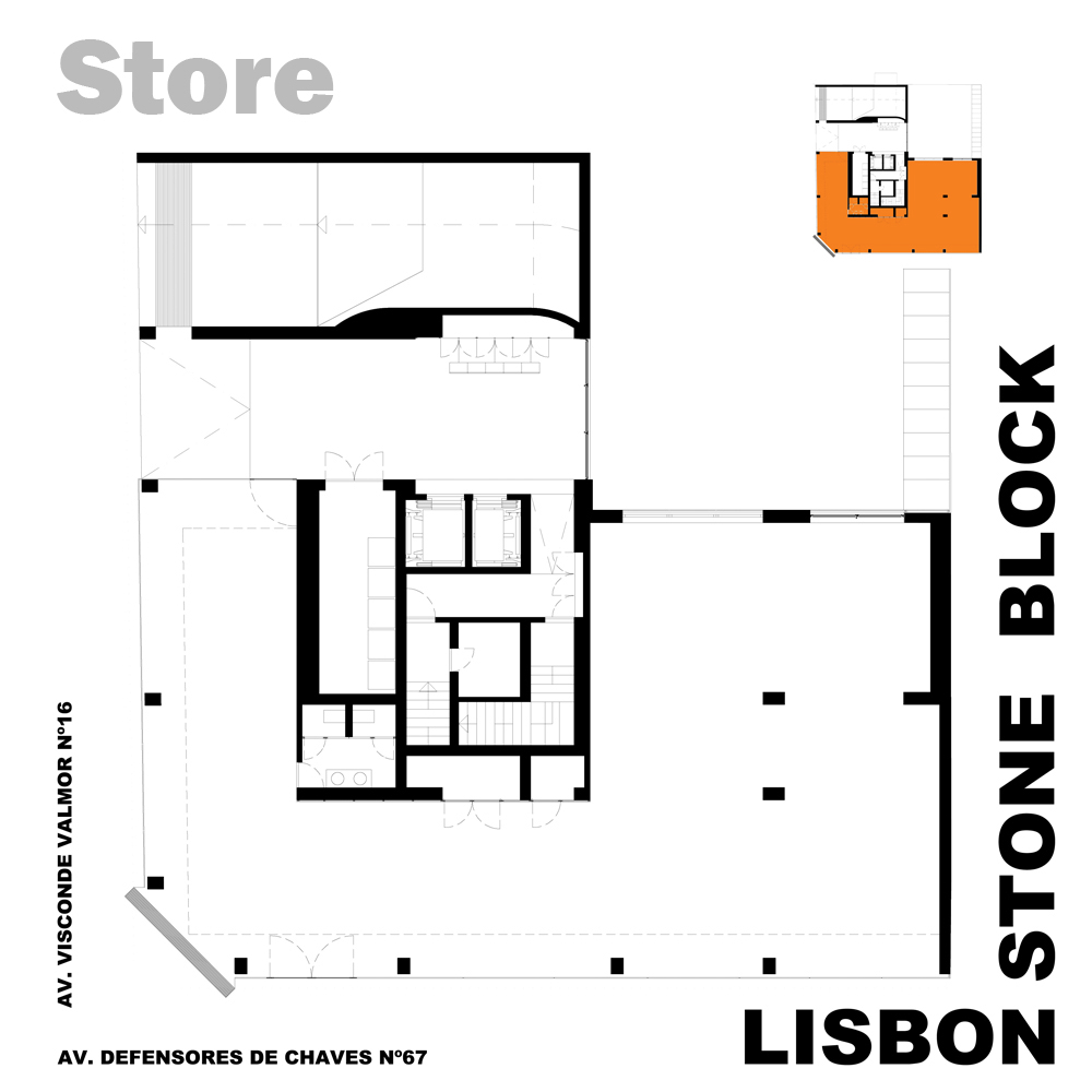 Lisbon Stone Block / Alberto de Souza Oliveira
