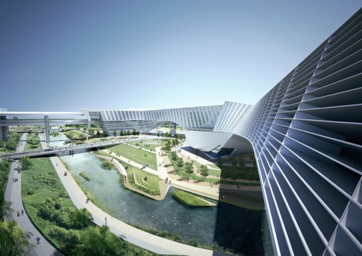 plaza view rendering