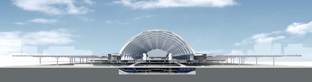 Tianjin West Railway Station / gmp architekten