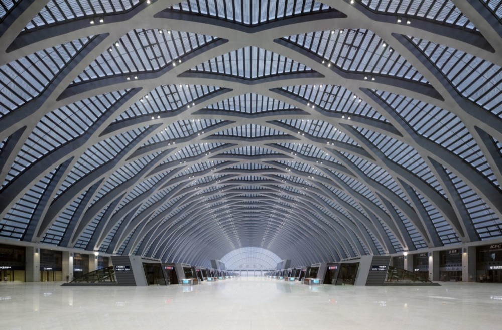 Tianjin West Railway Station / gmp architekten (3) Courtesy of gmp architekten