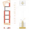 Social Housing Proposal (19) illumination and ventilation scheme