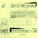 Richard Meier Retrospective_Sketch of the Neugebauer House 010 Richard Meier Retrospective_Sketch of the Neugebauer House 010 © Richard Meier & Partners Architects