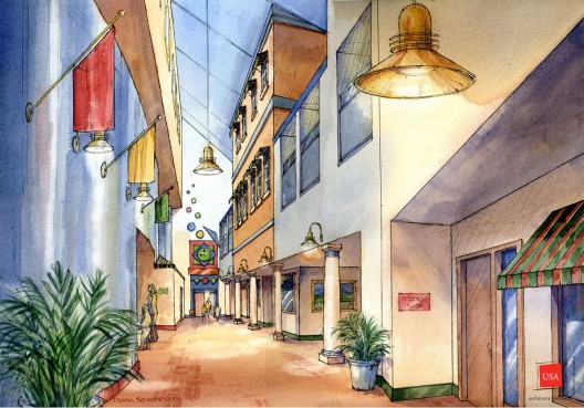 USA Architects' design for the DLC © Donna Senopoulos