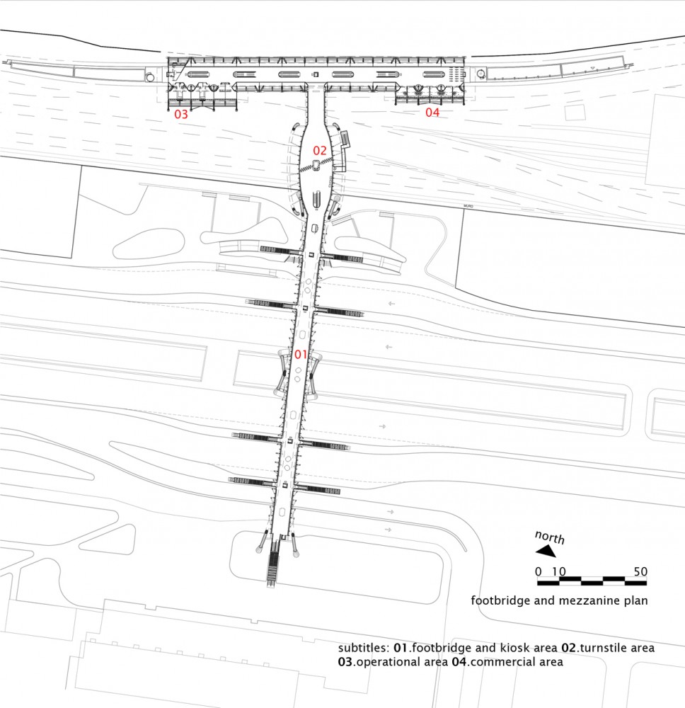 Cidade Nova Metro Station and Footbridge / JBMC Architecture