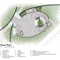 JNC Sales Office & Community Arts Center / Line and Space, LLC (11) Floor Plan © Line and Space, LLC