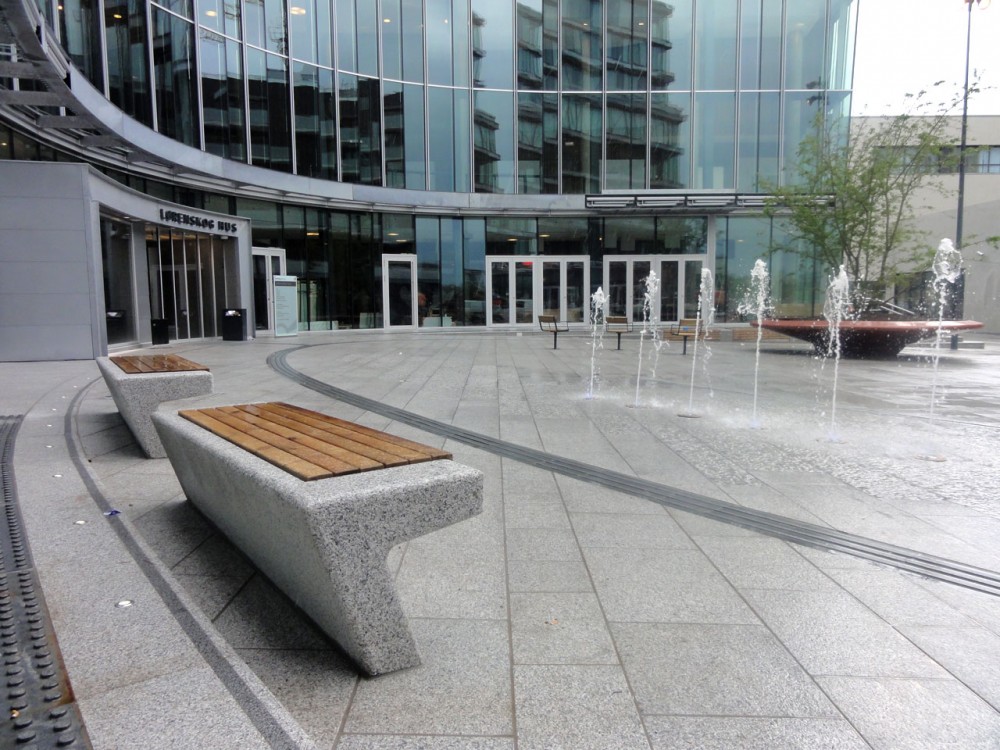 Lørenskog, central square / Østengen & Bergo AS