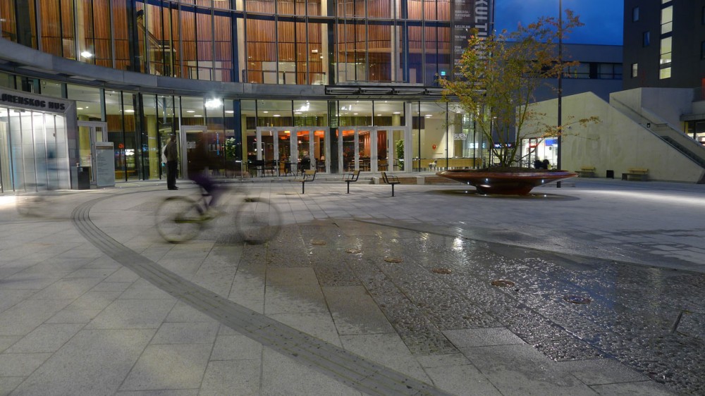 Lørenskog, central square / Østengen & Bergo AS
