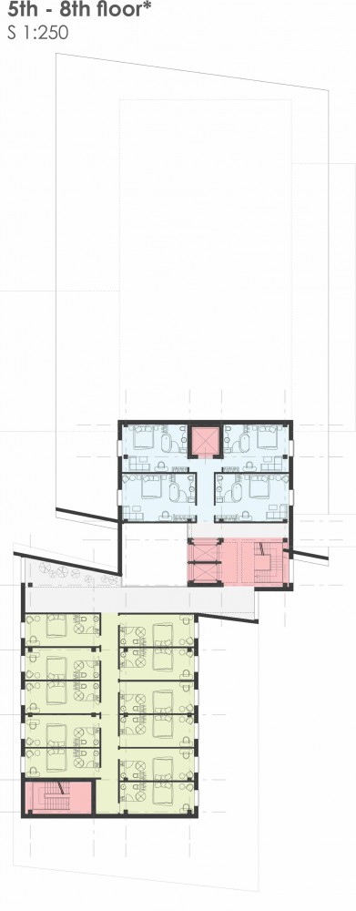 Hotel Liesma Proposal (11) 5th-8th floor plan