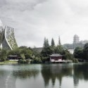 Nangjing Jianning Highrise Complex Proposal (3) Nangjing Jianning Highrise Complex Proposal (3) view from the park