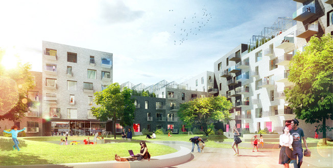 Adept and Luplau & Poulsen Chosen as Winners for Residential Project at Aarhus Harbour
